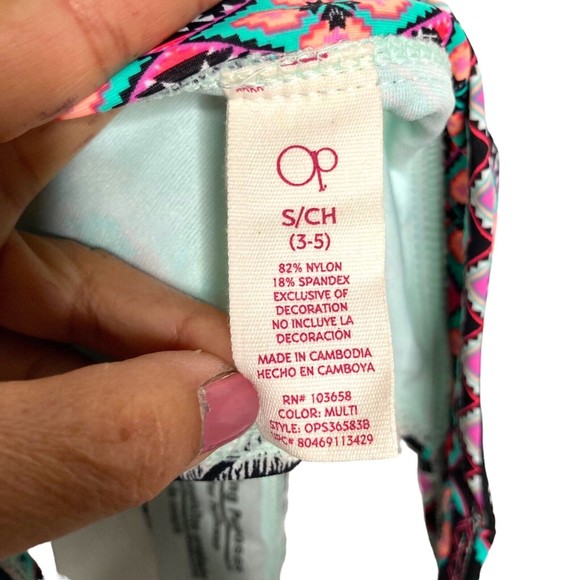 OP Multi-colored Bikini Bottom Size Small NWT - Picture 9 of 12